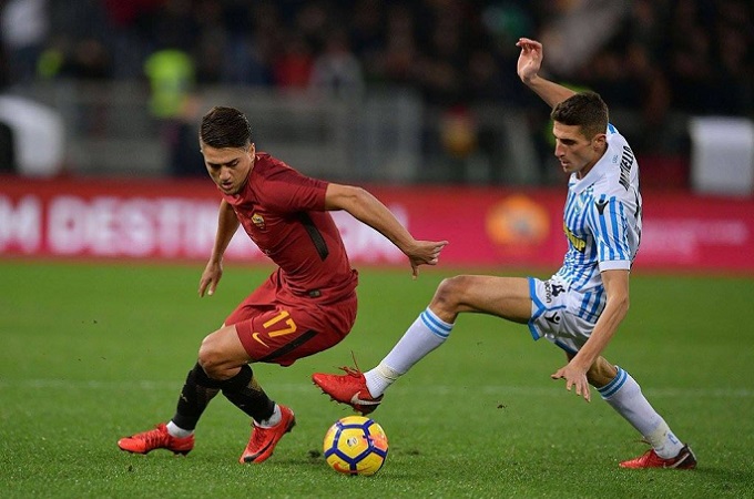 Nhận định AS Roma vs Entella 03h00, 15/01 (C&uacute;p QG Italia)