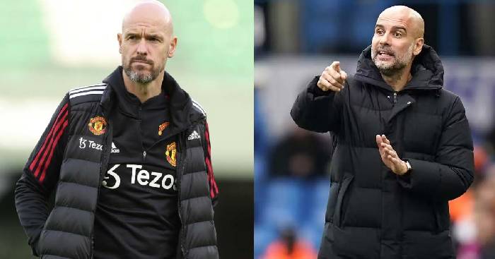 Ten Hag đ&aacute;p trả lời 'khi&ecirc;u kh&iacute;ch của Pep Guardiola