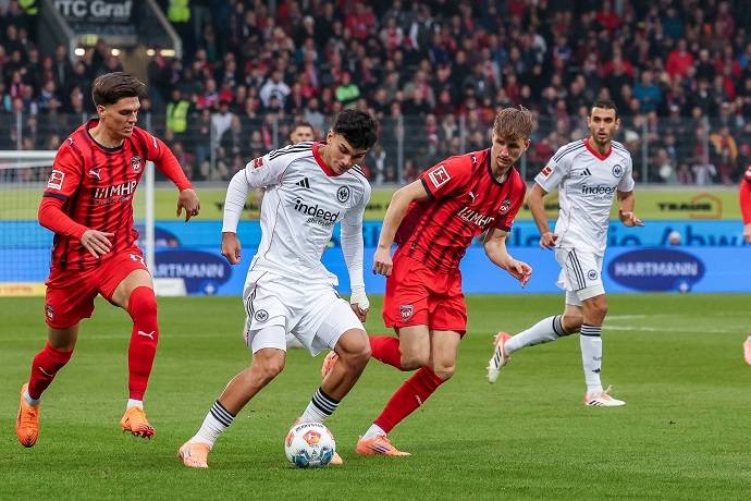 Nhận định, soi k&egrave;o Frankfurt vs Heidenheim, 21h30 ng&agrave;y 14/3: Nỗ lực trong tuyệt vọng