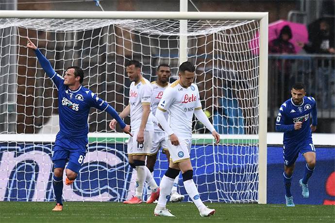 Soi k&egrave;o g&oacute;c Napoli vs Empoli, 1h45 ng&agrave;y 15/4