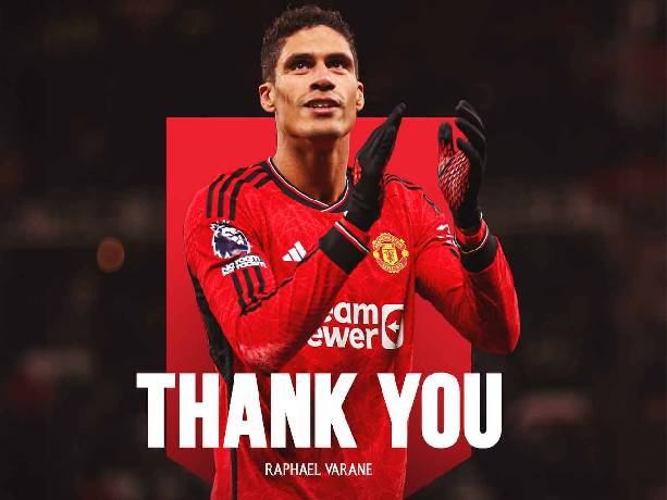 MU ch&iacute;nh thức chia tay Raphael Varane