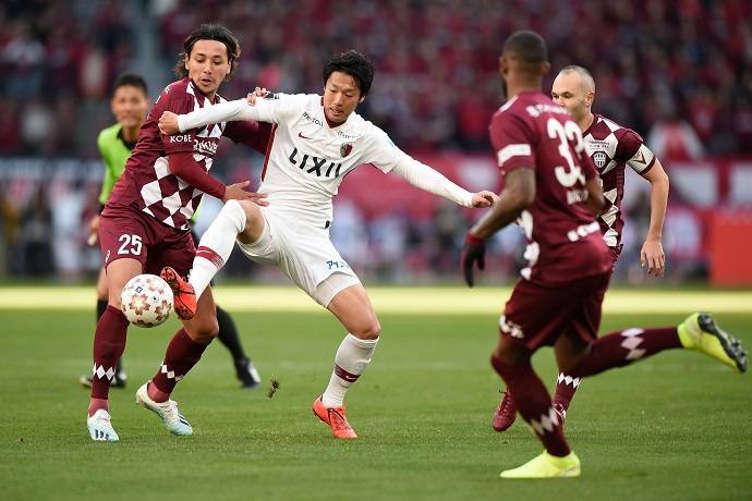 Ph&acirc;n t&iacute;ch k&egrave;o hiệp 1 Kashima Antlers vs Vissel Kobe, 16h ng&agrave;y 16/7