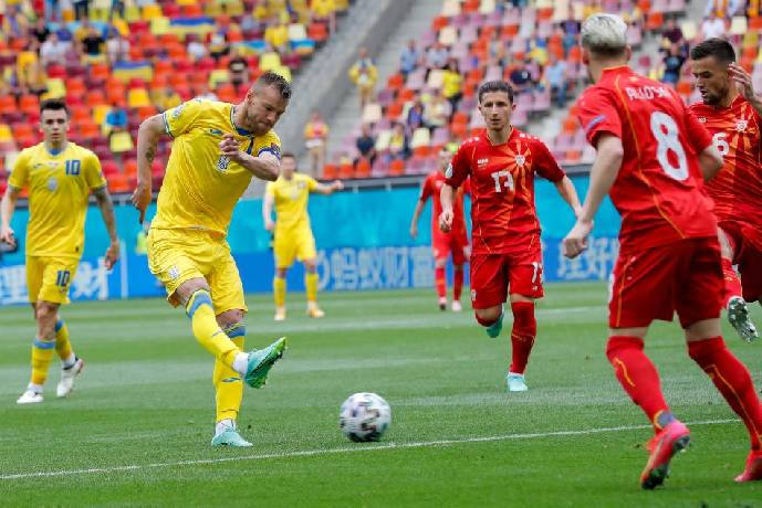 Soi k&egrave;o phạt g&oacute;c Ukraine vs Bắc Macedonia, 20h00 ng&agrave;y 14/10