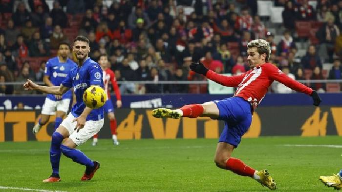 Soi k&egrave;o g&oacute;c Atletico Madrid vs Getafe, 20h00 ng&agrave;y 15/12