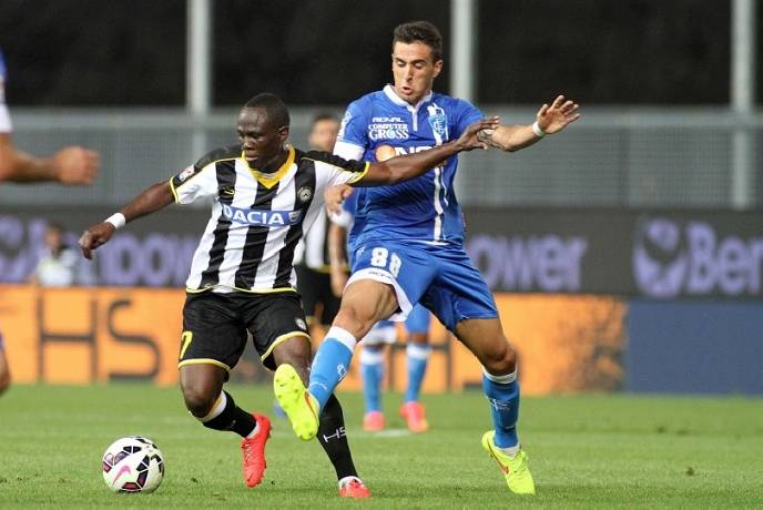 Biến động tỷ lệ k&egrave;o Udinese vs Empoli, 19h30 ng&agrave;y 16/4