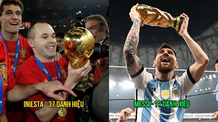 Top 5 &ocirc;ng vua danh hiệu của l&agrave;ng t&uacute;c cầu: Messi v&ocirc; địch thế giới vẫn l&agrave; số 2