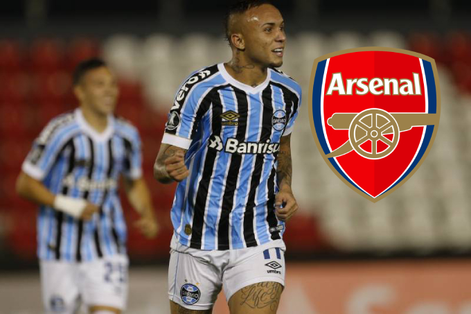 Arsenal đ&agrave;m ph&aacute;n chi&ecirc;u mộ Everton Soares