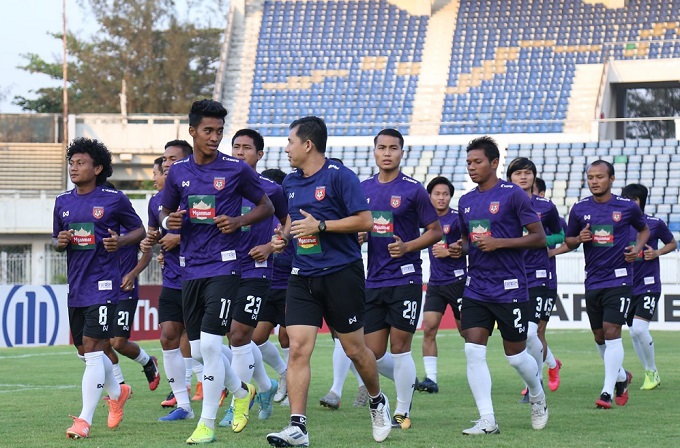 Bất chấp dịch Covid-19, ĐT Myanmar vẫn tập trung&nbsp;