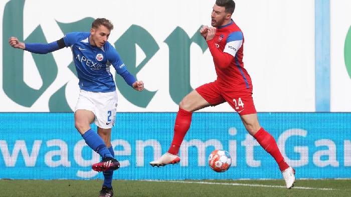 Ph&acirc;n t&iacute;ch k&egrave;o hiệp 1 Hansa Rostock vs Heidenheim, 18h30 ng&agrave;y 17/7