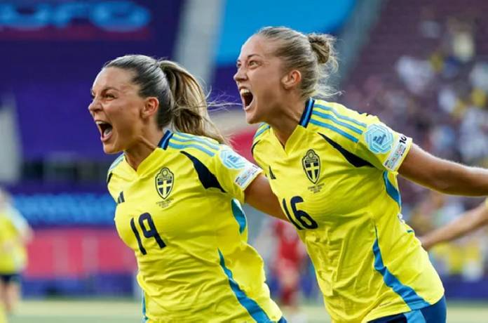 Soi k&egrave;o g&oacute;c nữ Thuỵ Điển vs nữ Anh, 2h00 ng&agrave;y 18/7