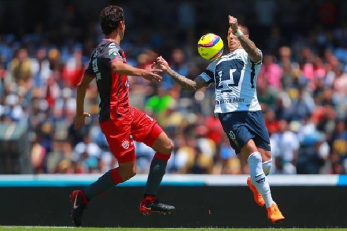 Soi k&egrave;o phạt g&oacute;c Necaxa vs UNAM Pumas, 9h ng&agrave;y 18/8