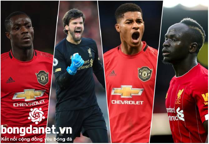 Đội h&igrave;nh kết hợp Liverpool vs Manchester United : Chỉ 4 sao MU g&oacute;p mặt