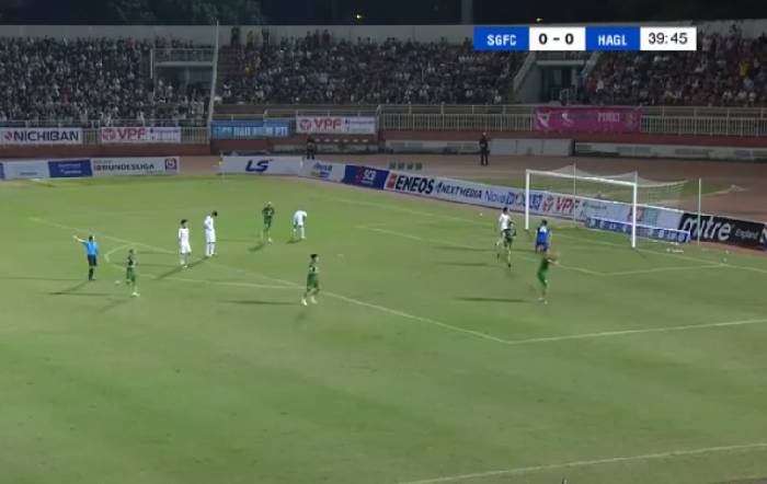 Video S&agrave;i G&ograve;n 1-0 HAGL: Sai lầm v&agrave; x&agrave; ngang nhấn ch&igrave;m HAGL