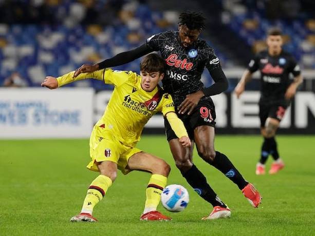 Đội h&igrave;nh ra s&acirc;n ch&iacute;nh thức Bologna vs Napoli, 0h30 ng&agrave;y 18/1