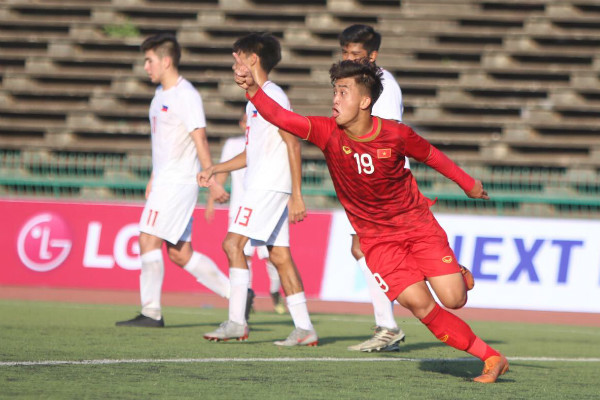 Kết quả U22 Việt Nam 2-1 U22 Philippines: Ngược d&ograve;ng ngoạn mục