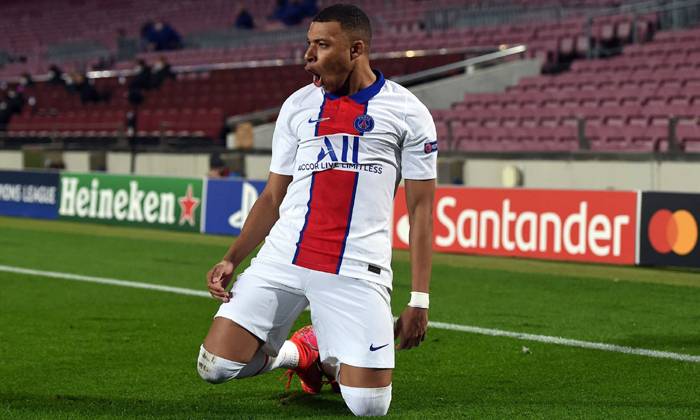 Kylian Mbappe l&agrave; cầu thủ thứ mấy lập hat-trick trước Barca tại Champions League?