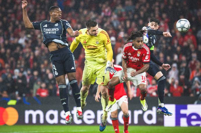 Soi k&egrave;o g&oacute;c Benfica vs Real Madrid, 3h00 ng&agrave;y 18/02