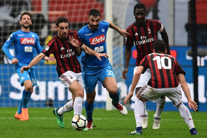 Ph&acirc;n t&iacute;ch tỷ lệ k&egrave;o hiệp 1 Napoli vs Milan, 02h00 ng&agrave;y 19/4