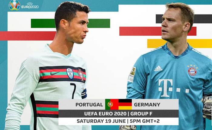 Soi k&egrave;o phạt g&oacute;c Bồ Đ&agrave;o Nha vs Đức, 23h ng&agrave;y 19/6