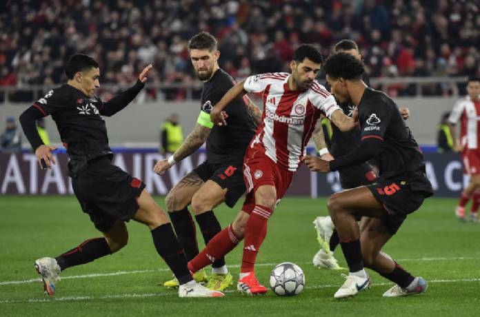 Soi k&egrave;o g&oacute;c Olympiacos vs Leverkusen, 3h00 ng&agrave;y 19/02