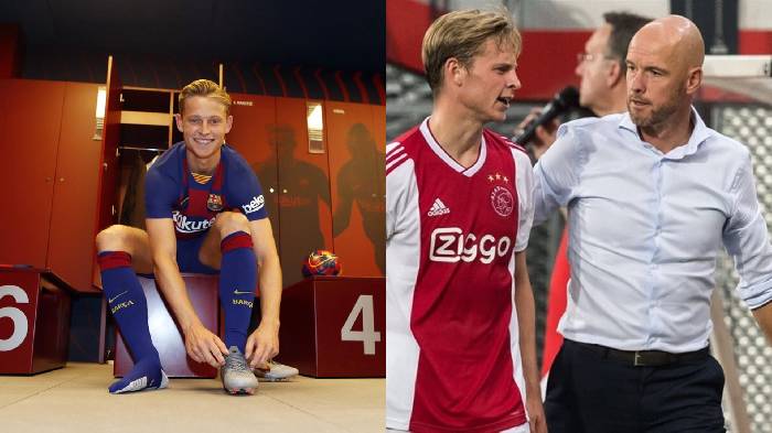 De Jong dọn dẹp ph&ograve;ng thay đồ Barca, chuẩn bị t&aacute;i hợp Ten Hag ở Man United?
