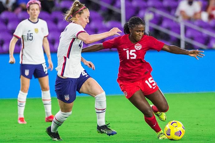 Ph&acirc;n t&iacute;ch k&egrave;o hiệp 1 Nữ Mỹ vs Nữ Canada, 9h00 ng&agrave;y 19/7