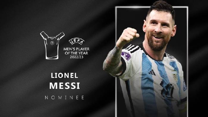 Messi g&acirc;y tranh c&atilde;i ở top 3 đề cử Cầu thủ xuất sắc nhất UEFA 