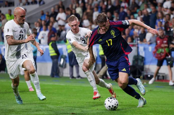 Soi k&egrave;o g&oacute;c Thụy Điển vs Slovenia, 02h45 ng&agrave;y 19/11