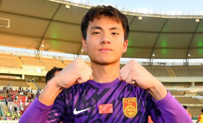 Thủ m&ocirc;n U23 Trung Quốc được nhiều CLB ch&acirc;u &Acirc;u theo đuổi