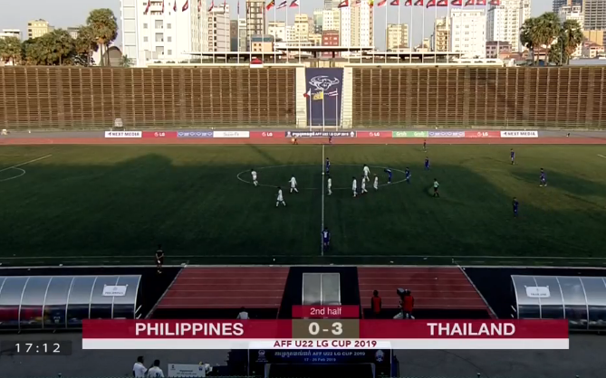 Kết quả U22 Philippines 0-3 U22 Th&aacute;i Lan: Nhẹ nh&agrave;ng l&ecirc;n đỉnh