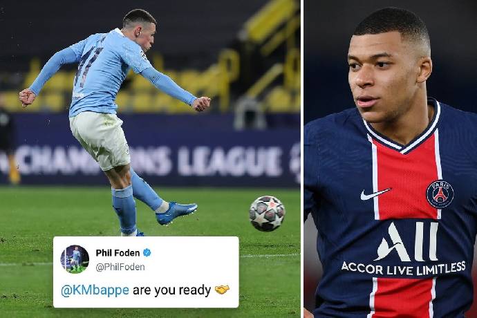 Phil Foden sa thải đội ngũ truyền th&ocirc;ng v&igrave; d&aacute;m 'c&agrave; khịa' Mbappe