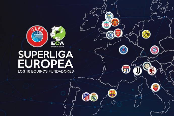 UEFA quyết ngăn chặn dự &aacute;n Super League trị gi&aacute; 6 tỷ USD