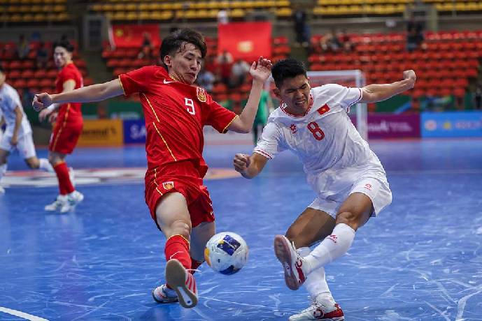 Đ&aacute;nh bại Trung Quốc, Futsal Việt Nam rộng cửa đi tiếp