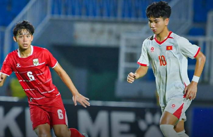 U17 Việt Nam h&ograve;a Indonesia, v&agrave;o b&aacute;n kết với ng&ocirc;i đầu