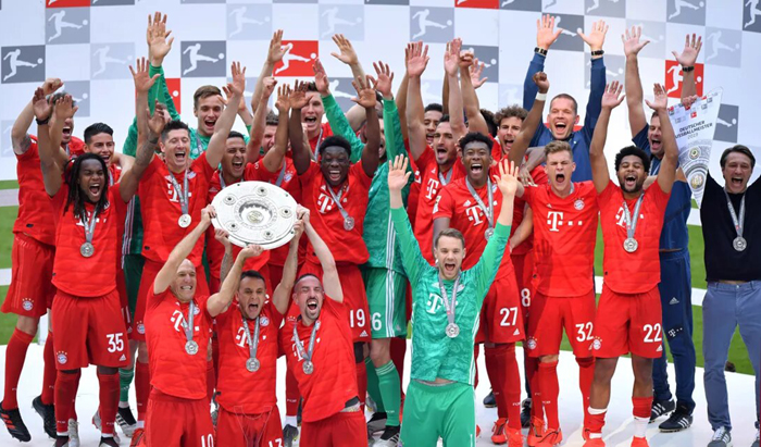 Tổng hợp c&aacute;c danh hiệu Bundesliga 2018/19: Bayern Munich kh&ocirc;ng &lsquo;&aacute;p đảo quần h&ugrave;ng&rsquo;