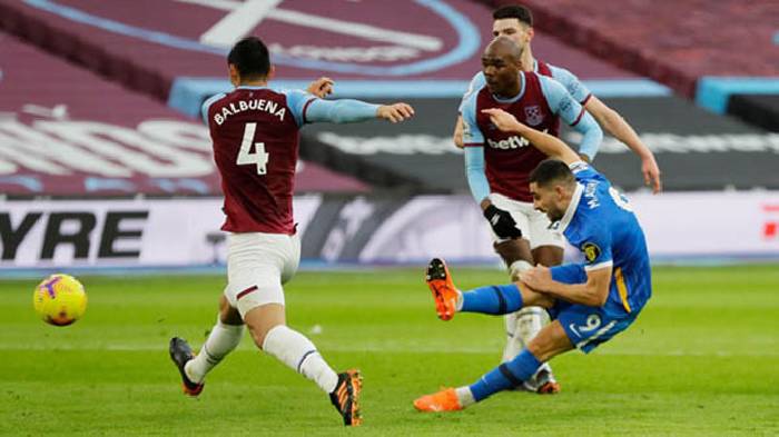 Ph&acirc;n t&iacute;ch k&egrave;o hiệp 1 West Ham vs Brighton, 20h ng&agrave;y 21/8