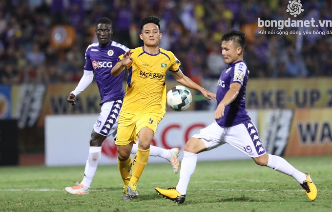 Kết quả tỷ số SLNA vs H&agrave; Nội FC, v&ograve;ng 24 V.League 2019