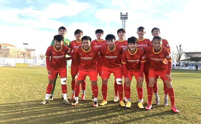 Đội h&igrave;nh ra s&acirc;n ch&iacute;nh thức nữ Việt Nam vs nữ H&agrave;n Quốc, 21h ng&agrave;y 21/1