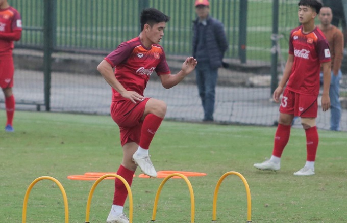 Lộ diện 'cặp b&agrave;i tr&ugrave;ng' với Đ&igrave;nh Trọng ở v&ograve;ng loại U23 ch&acirc;u &Aacute;