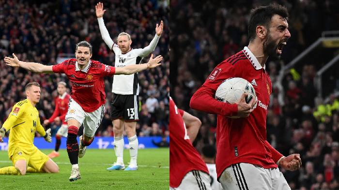 Ngược d&ograve;ng Fulham, Man United lập kỷ lục mới của b&oacute;ng đ&aacute; Anh