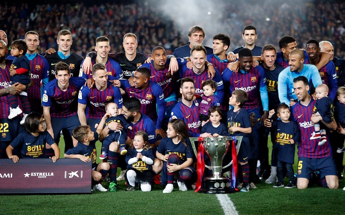 Tổng hợp c&aacute;c danh hiệu La Liga 2018/19: Messi v&ocirc; đối về danh hiệu