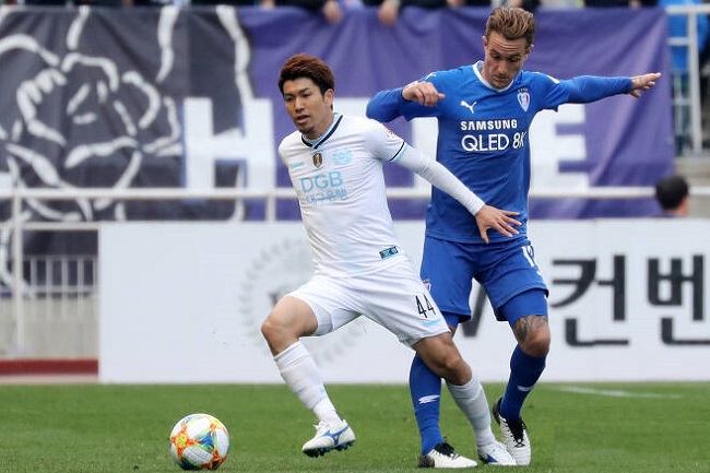 Nhận định Daegu vs Suwon Bluewings, 18h00 ng&agrave;y 21/6