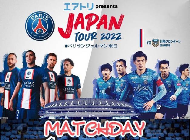 Đội h&igrave;nh ra s&acirc;n ch&iacute;nh thức PSG vs Kawasaki Frontale, 17h30 ng&agrave;y 20/7
