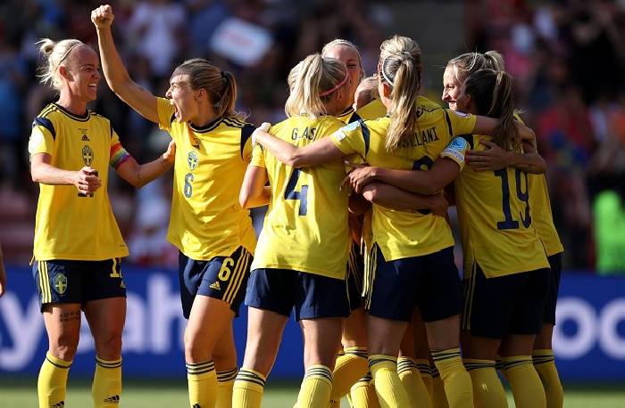 Soi k&egrave;o phạt g&oacute;c nữ Thụy Điển vs nữ Bỉ, 2h ng&agrave;y 23/7