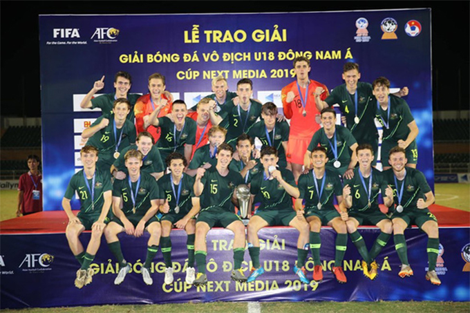 U18 Australia v&ocirc; địch U18 Đ&ocirc;ng nam &Aacute; 2019: Lần thứ 5 đăng quang