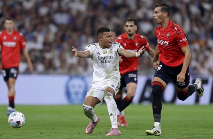 Soi k&egrave;o g&oacute;c Osasuna vs Real Madrid, 0h30 ng&agrave;y 22/02