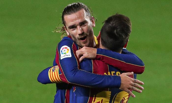 &lsquo;Cặp b&agrave;i tr&ugrave;ng&rsquo; Messi - Griezmann lợi hại nhất La Liga 2020/21