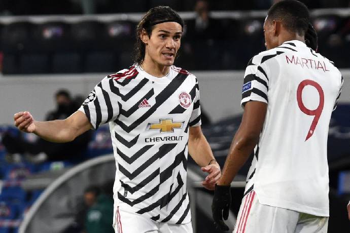 Cavani v&agrave; Martial t&aacute;i xuất ở trận tứ kết C&uacute;p FA Leicester vs MU