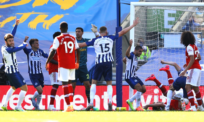 Lịch thi đấu, kết quả b&oacute;ng đ&aacute; h&ocirc;m nay 21/6: Brighton 2-1 Arsenal