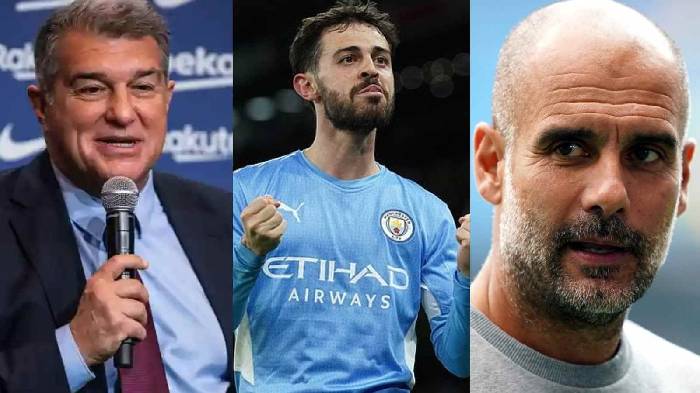 Chủ tịch Barca đ&ograve;i mua Bernardo Silva, Pep Guardiola l&ecirc;n tiếng đ&aacute;p trả đầy th&acirc;m thu&yacute;
